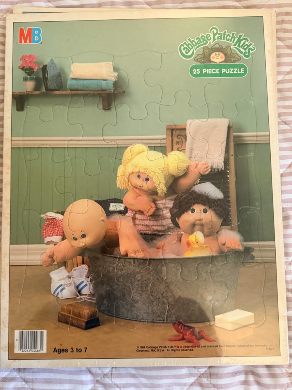 Mattel Cabbage Patch Kids 25-Piece Puzzle – Green, Yellow, Brown